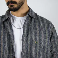 پیراهن پشمی راه راه