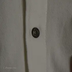 پیراهن جین آستین کوتاه سفید