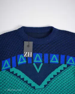 بافت وینتیج سرمه ای سبز