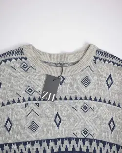 بافت وینتیج طوسی سرمه ای