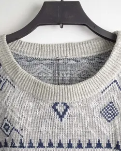 بافت وینتیج طوسی سرمه ای