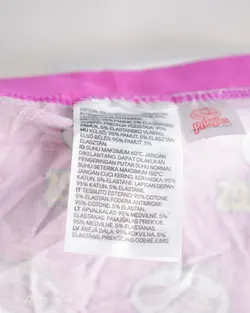 شورت صورتی طرح پرینگلز H&M