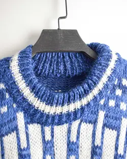 بافت وینتیج کاربنی و آبی