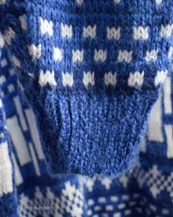 بافت وینتیج کاربنی و آبی