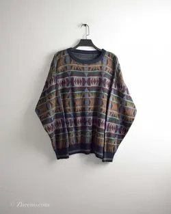 بافت وینتیج سرمه ای