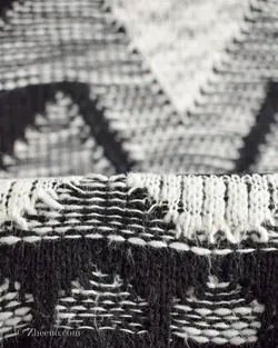 بافت وینتیج مشکی و سفید