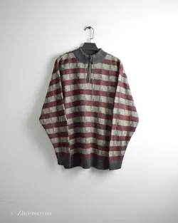 بافت وینتیج نیم زیپ Barclay