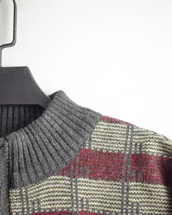 بافت وینتیج نیم زیپ Barclay