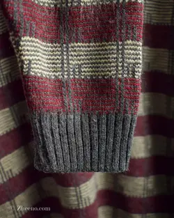 بافت وینتیج نیم زیپ Barclay