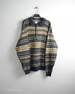 بافت وینتیج دکمه دار No Excess