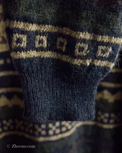 بافت وینتیج دکمه دار No Excess