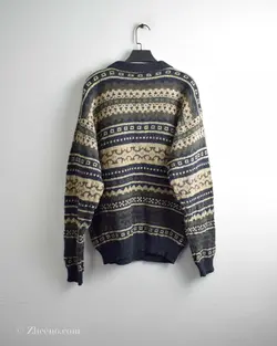 بافت وینتیج دکمه دار No Excess