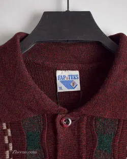 بافت وینتیج دکمه دار Fap Teks