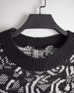 بافت وینتیج مشکی و سفید