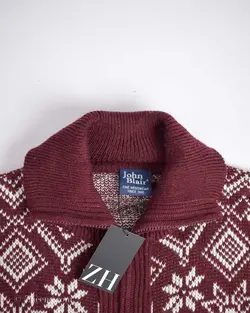 بافت وینتیج زیپ دار John Blair