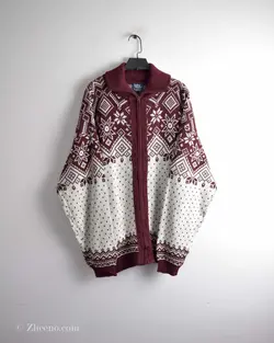 بافت وینتیج زیپ دار John Blair