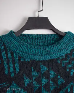 بافت وینتیج کله قازی و مشکی