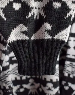 بافت وینتیج مشکی و سفید