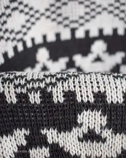 بافت وینتیج مشکی و سفید