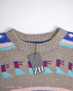 بافت وینتیج چند رنگ