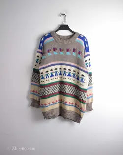 بافت وینتیج چند رنگ