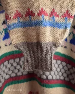 بافت وینتیج چند رنگ