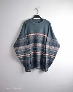 بافت وینتیج آبی نفتی