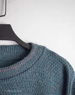 بافت وینتیج آبی نفتی