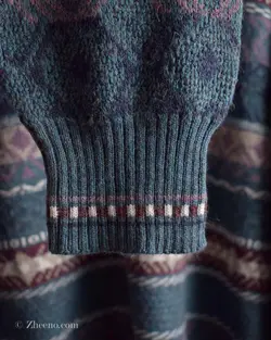 بافت وینتیج آبی نفتی