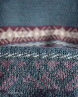 بافت وینتیج آبی نفتی