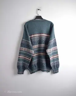 بافت وینتیج آبی نفتی