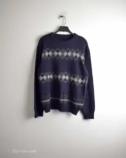 بافت وینتیج سرمه ای