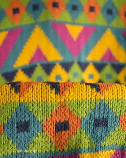 بافت وینتیج رنگارنگ