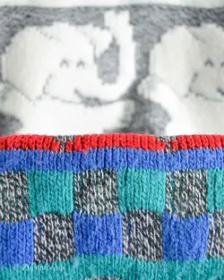 بافت وینتیج چند رنگ