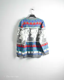 بافت وینتیج چند رنگ