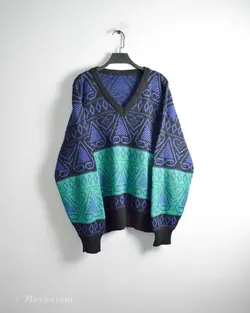 بافت وینتیج چند رنگ