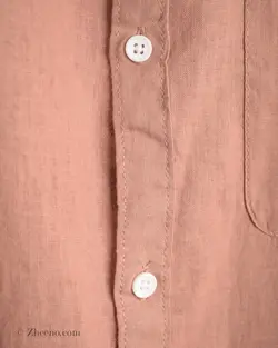 پیراهن لینن آستین کوتاه Jean Pascale