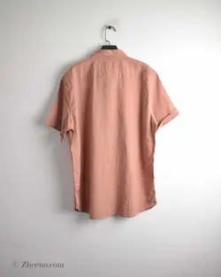 پیراهن لینن آستین کوتاه Jean Pascale