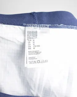 شورت آبی شطرنجی H&M