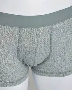شورت سبز طرح هندسی