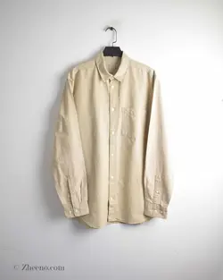 پیراهن لینن خاکی