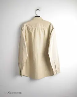 پیراهن لینن خاکی