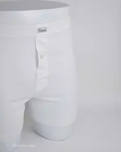 شورت سفید دکمه دار Abanderado