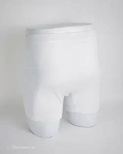 شورت سفید دکمه دار Abanderado