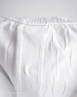 شورت سفید دکمه دار Abanderado