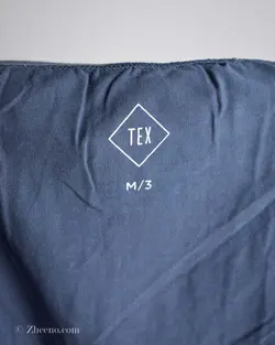 شورت سرمه ای دکمه دار tex