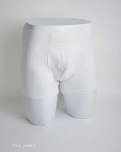 شورت سفید ساده