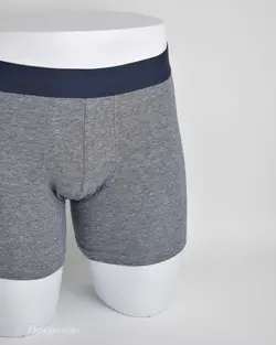 شورت طوسی خط ریز H&M