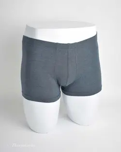 شورت طوسی خط ریز H&M