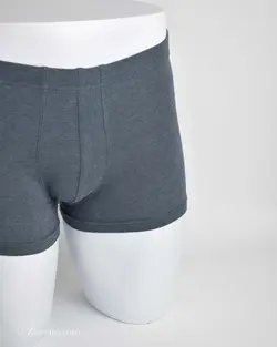 شورت طوسی خط ریز H&M